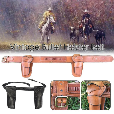 Punk Medieval Holster For Cosplay Adjustable Belt Leather Holster