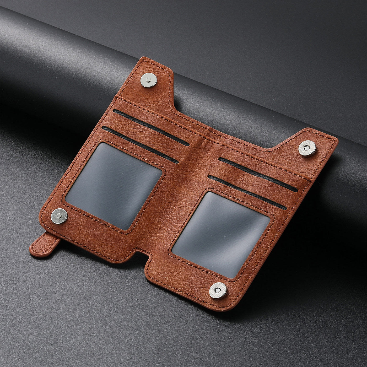 Wallet For Phone Creative Stick Clamshell Style Back Card Holder