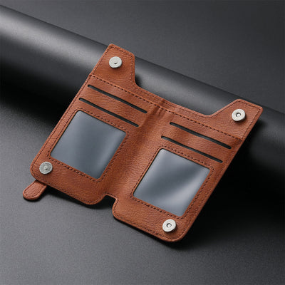 Wallet For Phone Creative Stick Clamshell Style Back Card Holder