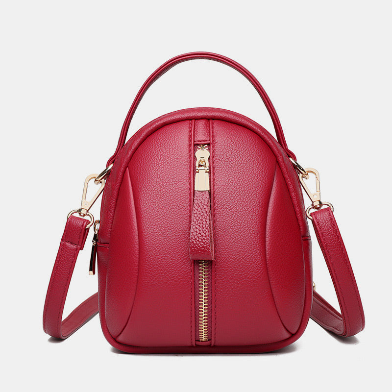 Multifunctional Elegant Solid Phone Bag With Earphone Hole