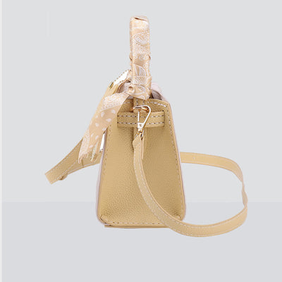 DIY Handbag For Women Retro With Silk Scarf Crossbody Bag