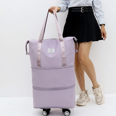 Large Short Trip Travel Bag Women Convenient Collapsible Duffel Bag