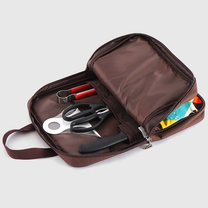 Storage Bag For Outdoor Camping Barbecue Stainless Cookware bag