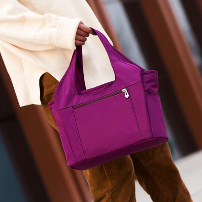 Large Capacity Handbag for Women Waterproof Multi Compartment Tote Shoulder Bag