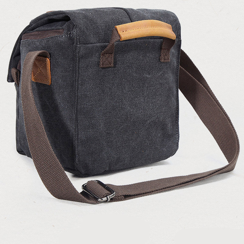 Unisex Waterproof Waxed Canvas DSLR/SLR Bag Case Compact Camera Bag