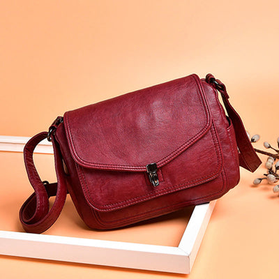Vintage Waterproof Large Capacity Crossbody Bag