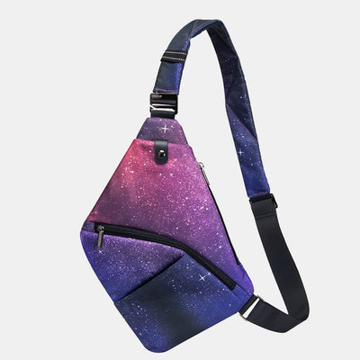 Lightweight Waterproof Sling Pack Casual Chest Bag Cycling Hiking Crossbody Bag