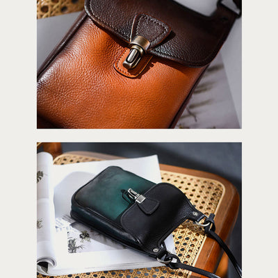 Handmade Crossbody Bag For Women Mini Retro Shopping Phone Bag