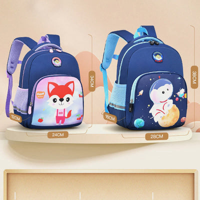 Backpack For Kids Cartoon Character Printing Lightweight Oxford Schoolbag