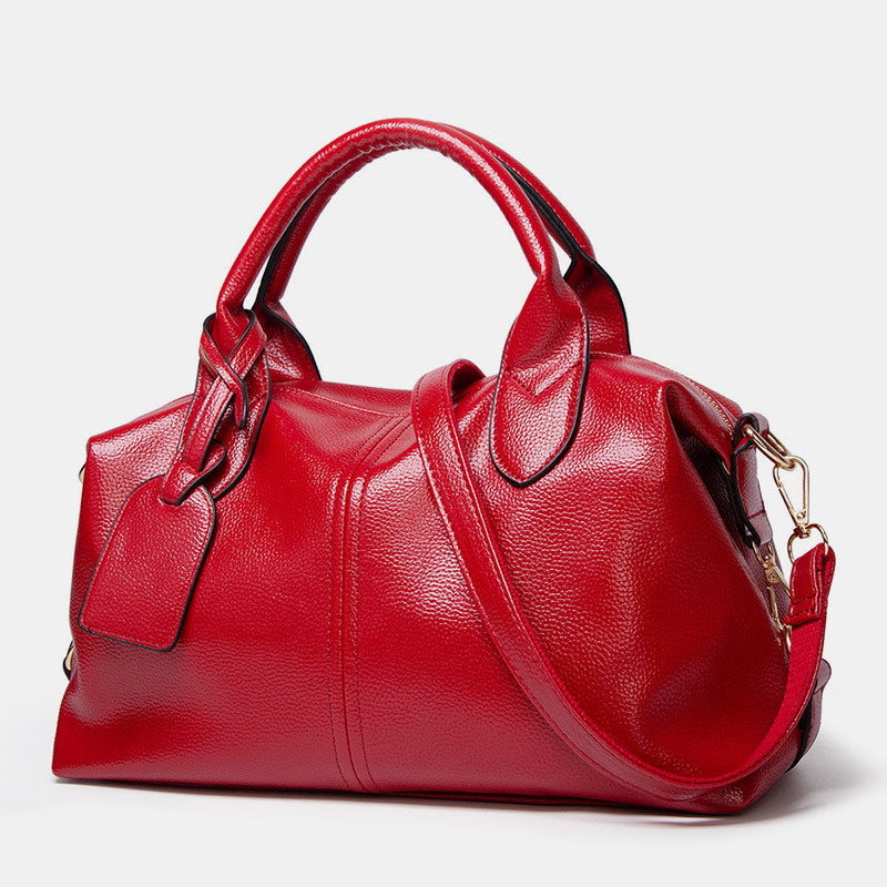 Large Capacity Elegant Boston Style Tote Bag