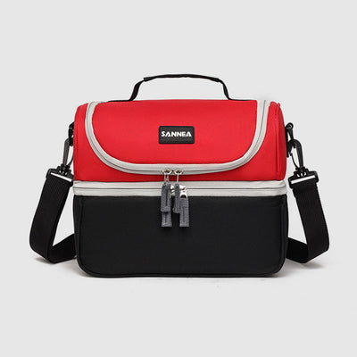 Cooler Bag For Outing Double Layer Insulation Crossbody Picnic Bag