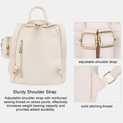 Women's Mini Backpack Fashion Travel Backpack Purses with Small Pouch