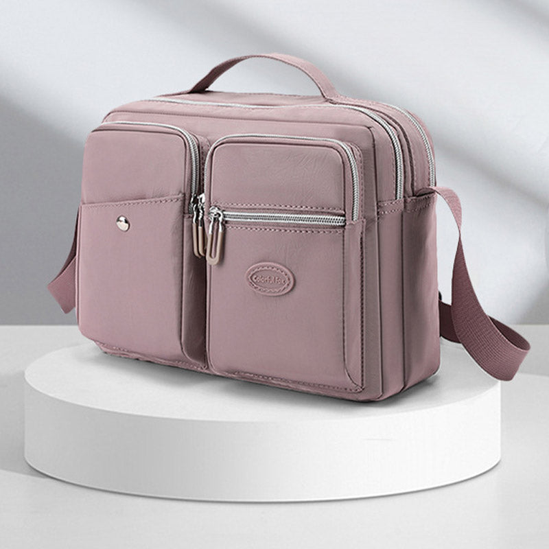 Lightweight Handbag Crossbody Purse Multi Pocket Travel Work Shoulder Messenger Bag