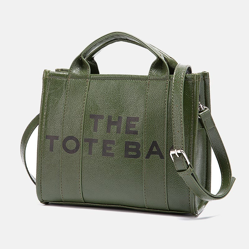 Tote Bag For Women Pu Leather Large Capacity Casual Handbag