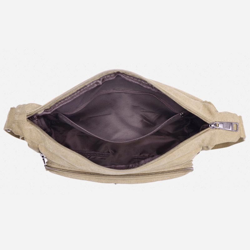 Crossbody Bag For Men Vintage Outdoor Canvas Business Shoulder Bag