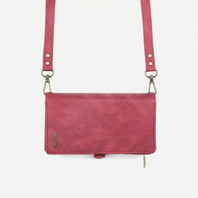 2 IN 1 Phone Bag Wallet Case for iPhone with Crossbody Strap