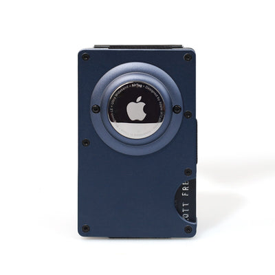 Minimalist Aluminum Metal Airtag Card Case