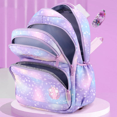 Durable Nylon School Backpack Rolling Wheel School Bag For Kids