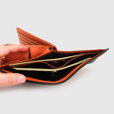 Wallet For Men RFID Genuine Leather Multiple Card Slot Purse