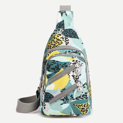 Sling Bag for Women Large Capacity Waterproof Casual Nylon Crossbody Bag