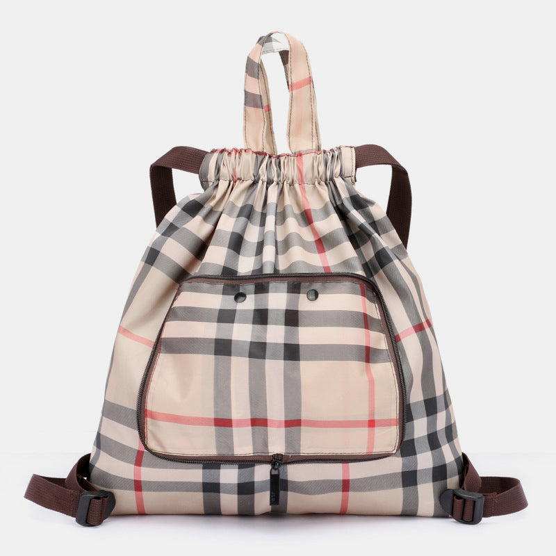 Multifunctional Foldable Backpack With Lanyard