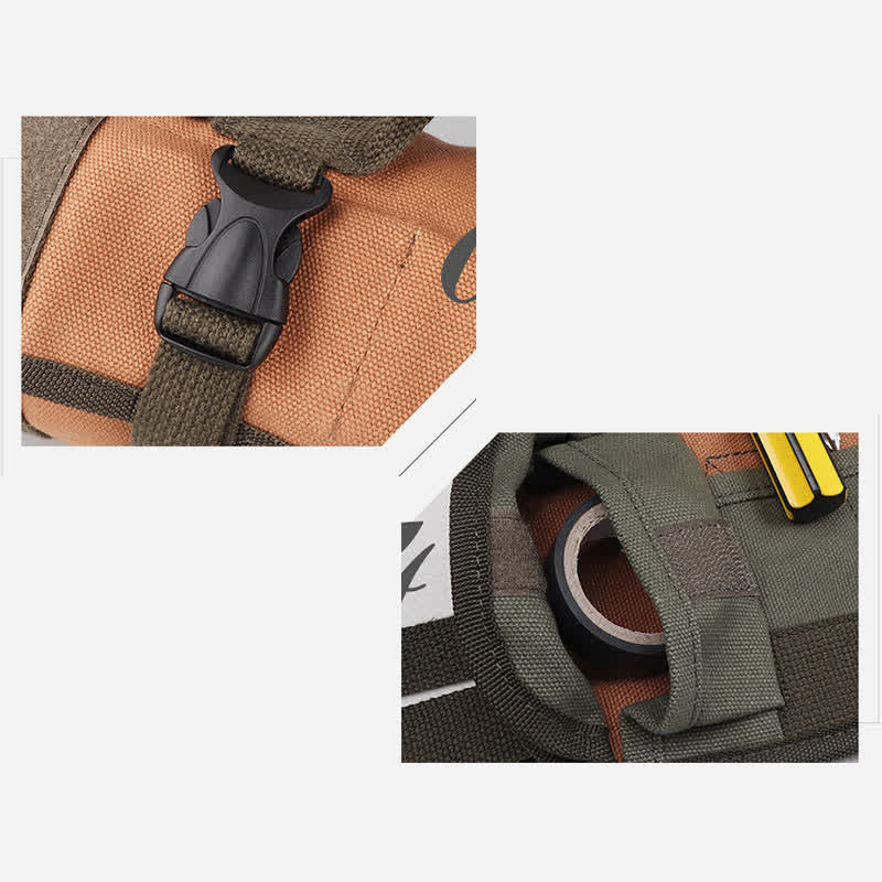 Roll Tool Pouch Rolling Tool Bag Handbag Shoulder Bag Tool Organizer