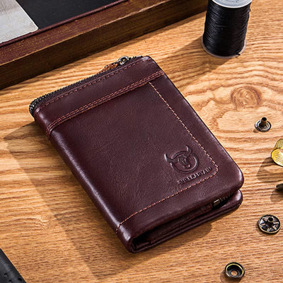 RFID Blocking Multi-slot Wallet With Coin Pocket