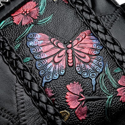 Color Pattern Quilted Leather Bag For Women Classic Crossbody Purse