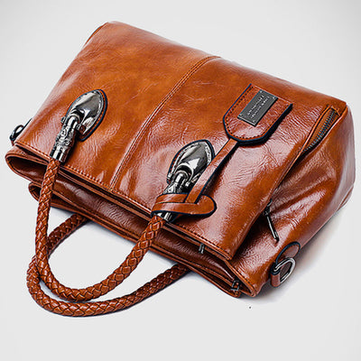 Classical Retro Multi-Pocket Handbag