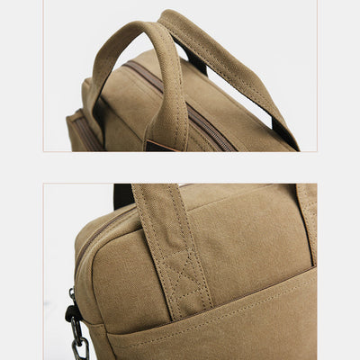 Multi-Carry Large Capacity Canvas Messenger Bag Handbag