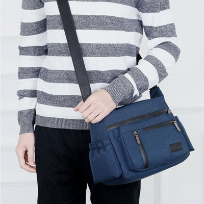 Multi-Function Large Capacity Water-Resistant Crossbody Bag