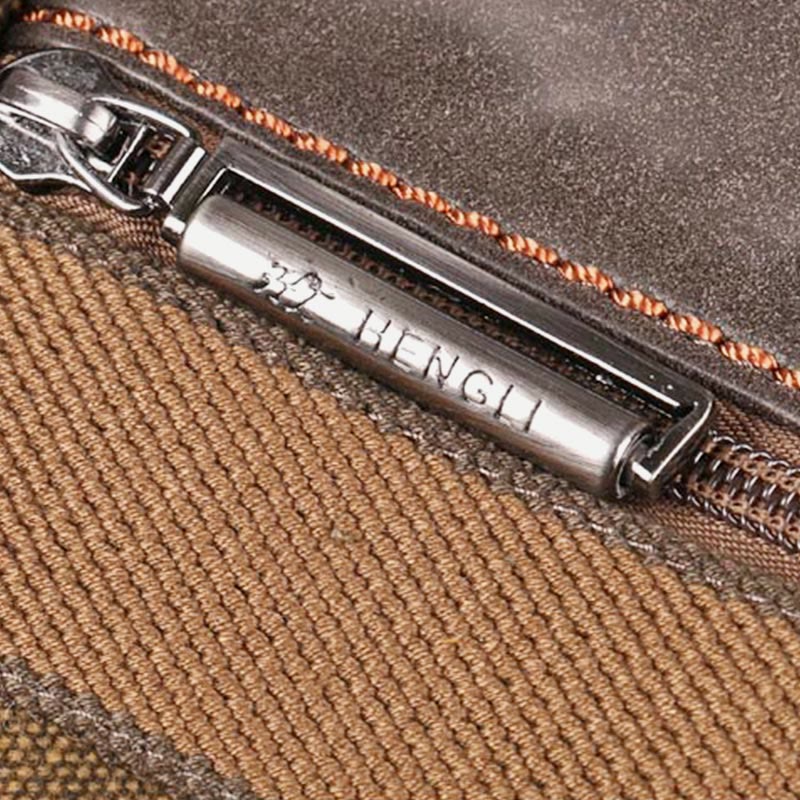 Messenger Bag For Men Vintage Thicken Canvas Large Capacity Crossbody Bag