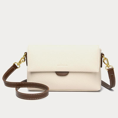 Faux Leather Crossbody Cell Phone Purse with 2 Shoulder Strap