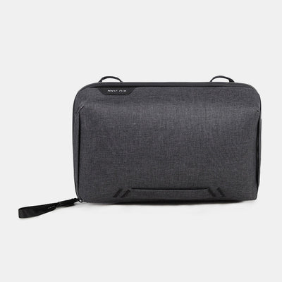 Lightweight Multi-Slot Zipper Storage Pouch Portable Electronics Organizer Makeup Bag