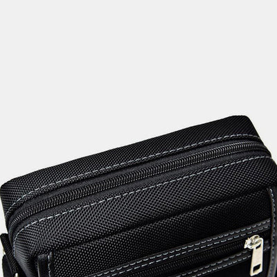 Casual Multi-Pocket Waterproof Messenger Bag