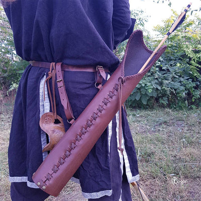 Brace Arrow Sleeve For Outdoor Adjustable Cross Strap Holster