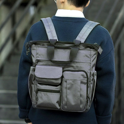 Multifunctional Water-resistant Scalable Handbag-Backpack