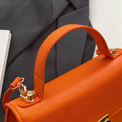 Mini Classic Handbag Women Pure Leather Crossbody Dating Purse