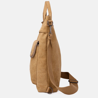 3-Way Use Large Capacity Canvas Backpack