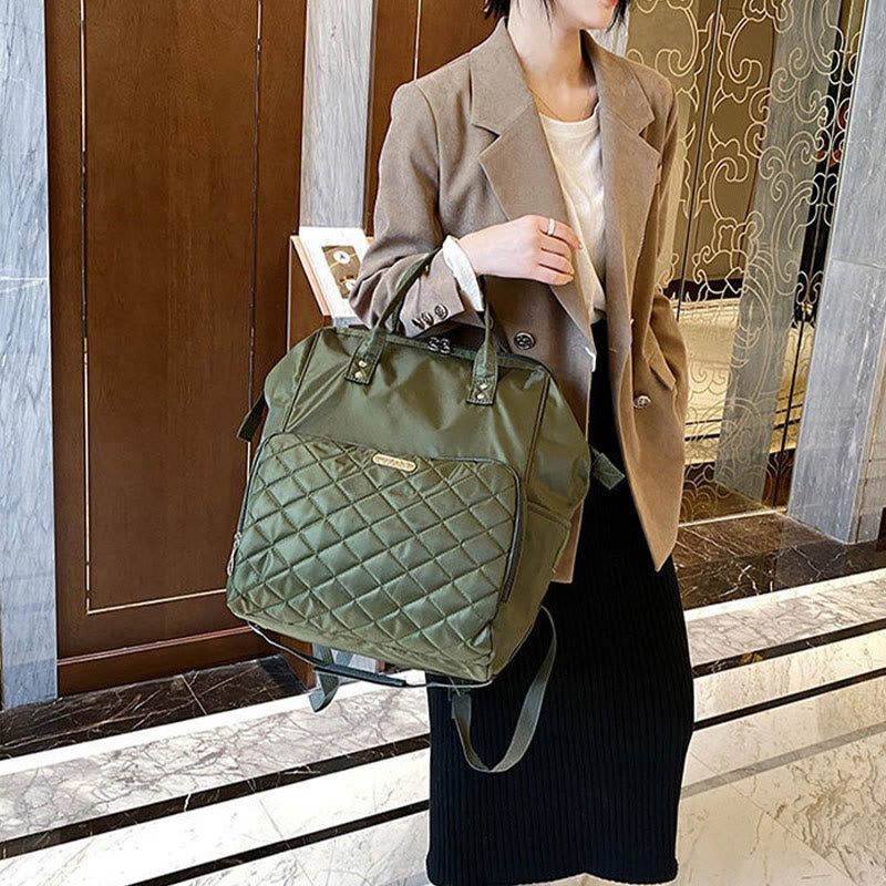 Detachable Travel Backpack Pull Rod Duffel Bag For Women Men