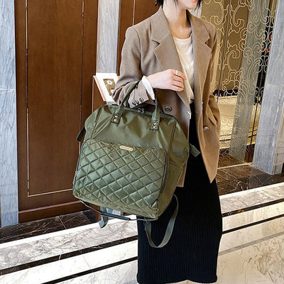 Detachable Travel Backpack Pull Rod Duffel Bag For Women Men