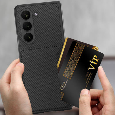Samsung Z Fold 5 Foldable Clamshell Phone Case Card Holder Case