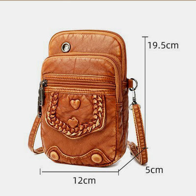 Large Capacity Retro Mobile Phone Bag Crossbody Bag