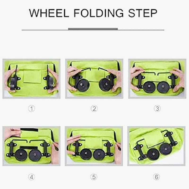 Large Capacity Expandable Foldable Trolley Bag