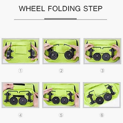 Large Capacity Expandable Foldable Trolley Bag