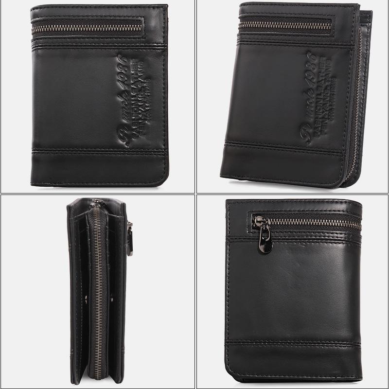 Large Capacity Bifold Retro Wallet