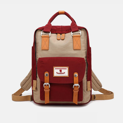 Waterproof College Style Vintage Travel Backpack