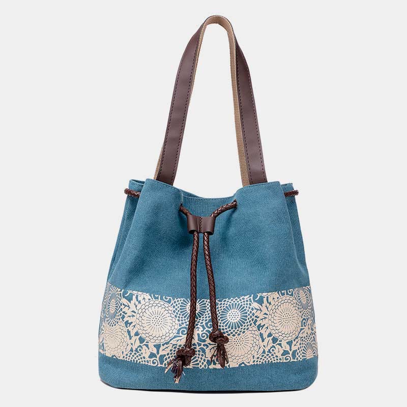 Shoulder Bag for Women Casual Large Capacity Printing Shopping Handbag