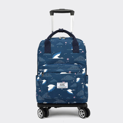 Tote Bag For Travel Waterproof Pull Rod Bag Folding Backpack
