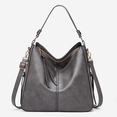 Solid Color Vintage Large Tote